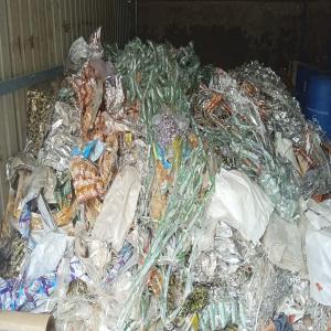 LD AND POLYESTER  MIX LDPE Scrap Mix Scrap faridabad haryana india Plastic4trade
