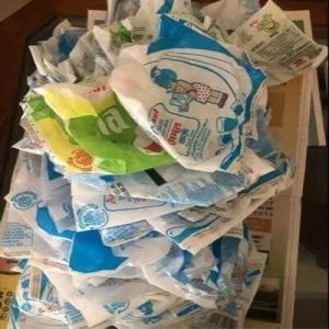 LD MILK POUCH SCRAP LDPE Scrap Film Grade new delhi delhi india Plastic4trade