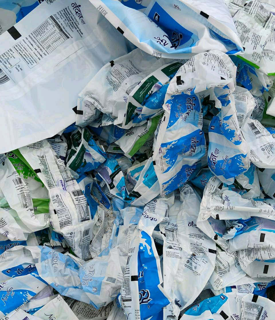 LD MILK POUCH SCRAP LDPE Scrap Film Grade undefined delhi india Plastic4trade Plastic4trade