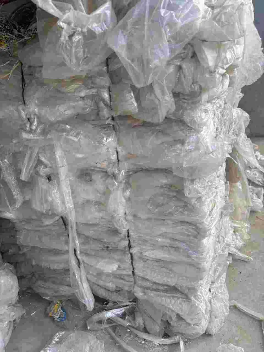 LDPE PLASTIC FILM SCRAP AND ROLLS LLDPE Scrap Blow Film Grade Pipe morbi gujarat india Plastic4trade