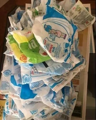 LDPE MILK POUCH SCRAP LDPE Scrap Film Grade ahmedabad gujarat india Plastic4trade