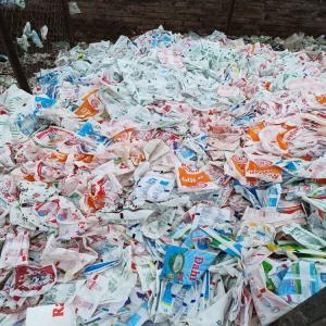 LDPE MILK POUCH SCRAP LDPE Scrap Film Grade bengaluru karnataka india Plastic4trade