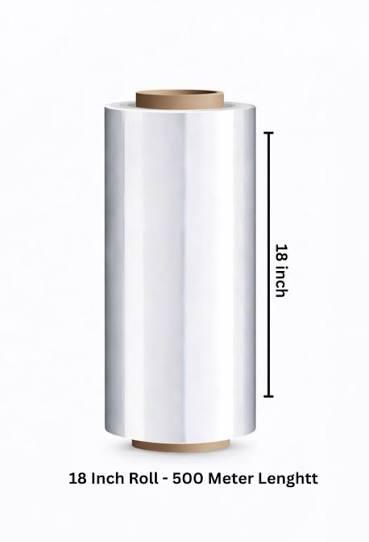 LDPE STRETCH FILM ROLL 18 INCH LDPE Rolls Film Grade nathdwara rajasthan india Plastic4trade