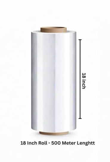 LDPE STRETCH FILM ROLL 18 INCH LDPE Rolls Film Grade nathdwara rajasthan india Plastic4trade