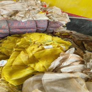 LENO BAGS FOR POTATO AND ONION PP Scrap RAFFIA oran gujarat india Plastic4trade Plastic4trade