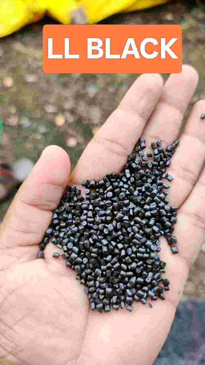 LLDPE BLACK LLDPE Reprocess Granule Blow morbi gujarat india Plastic4trade
