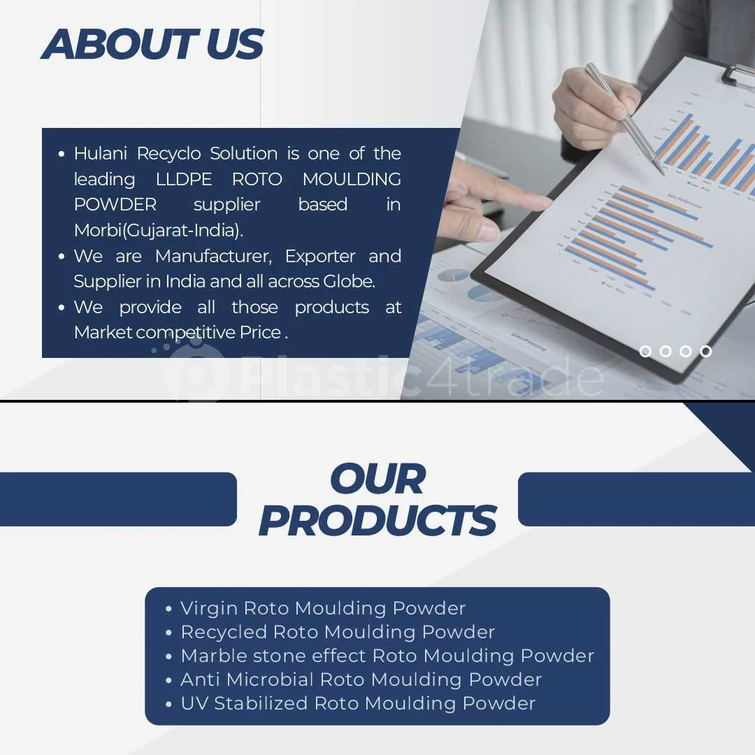 LLDPE ROTO MOULDING POWDER LLDPE Prime/Virgin Roto Molding gujarat india Plastic4trade