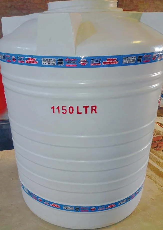 LLDPE WATER TANK 1000 LITER LLDPE Finish Goods Roto Molding patna division bihar india Plastic4trade