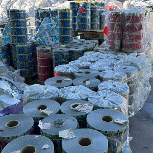 MIXED PET FILM ROLL WASTE (PET / PET+PP / PET+PE) PET Rolls Mix Scrap medgidia judeul constana romnia Plastic4trade Plastic4trade