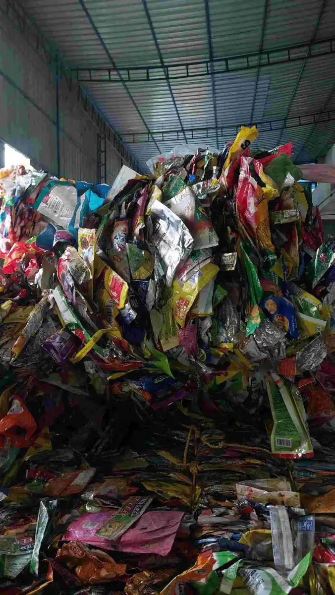 MLP PLASTIC WASTE MLP Baled Film Grade muvattupuzha kerala india Plastic4trade