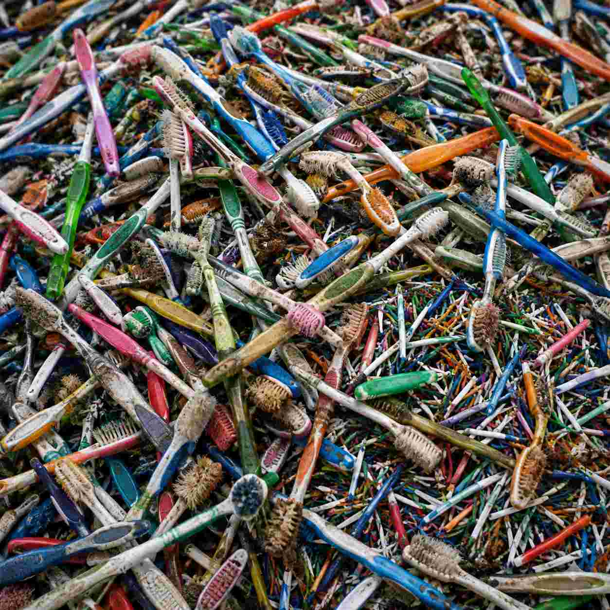OLD TOOTHBRUSH SCRAP PP Scrap Mix Scrap delhi division delhi india Plastic4trade