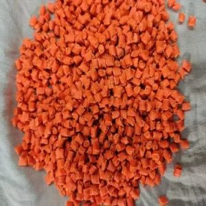 PBT ORENGE PBT Reprocess Granule Injection Molding rajkot gujarat india Plastic4trade