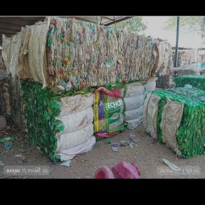 PET BOTTEL BALES GREEN PET Baled Blow ambala haryana india Plastic4trade