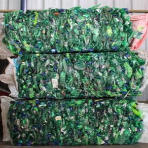 PET BOTTEL BALES GREEN PET Baled Blow bhavnagar gujarat india Plastic4trade