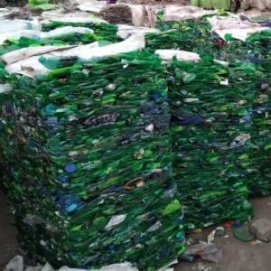 PET BOTTEL  BALES GREEN PET Baled Blow khammam telangana india Plastic4trade