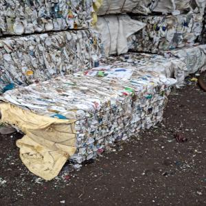 PET BOTTEL  BALES MILKY WHITE PET Baled Blow surat gujarat india Plastic4trade