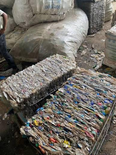 PET BOTTEL BALES PET Baled Blow revdar rajasthan india Plastic4trade