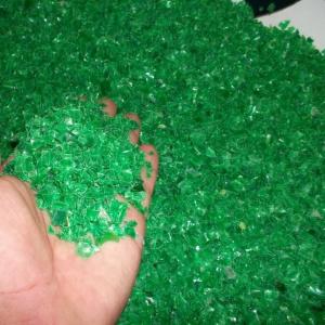 PET BOTTEL FLAKES GREEN PET Flakes Blow bikaner rajasthan india Plastic4trade