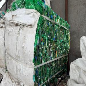 PET BOTTELS BALES GREEN PET Baled Blow ankleshwar gujarat india Plastic4trade