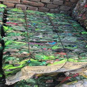 PET BOTTELS BALES GREEN PET Baled Blow barwala haryana india Plastic4trade