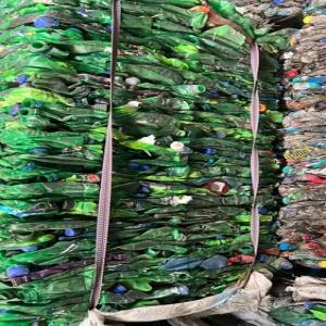PET BOTTELS BALES GREEN PET Baled Blow Film Grade gandhinagar gujarat india Plastic4trade Plastic4trade