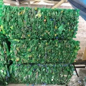 PET BOTTELS BALES GREEN PET Baled Blow latur maharashtra india Plastic4trade