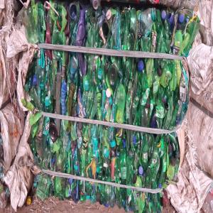 PET BOTTELS BALES GREEN PET Baled Blow ludhiana punjab india Plastic4trade