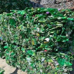 PET BOTTELS BALES GREEN  Baled Blow malda west bengal india Plastic4trade
