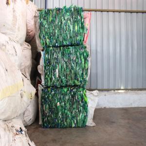 PET BOTTELS BALES GREEN PET Baled Blow nashik maharashtra india Plastic4trade