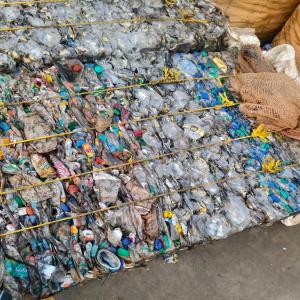 PET BOTTELS BALES NATURAL AND GREEN PET Baled Blow erode tamil nadu india Plastic4trade
