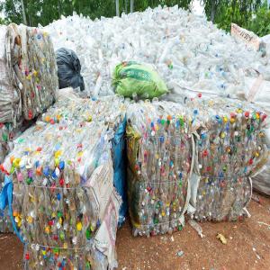 PET BOTTELS BALES NATURAL PET Baled Blow alwar rajasthan india Plastic4trade Plastic4trade