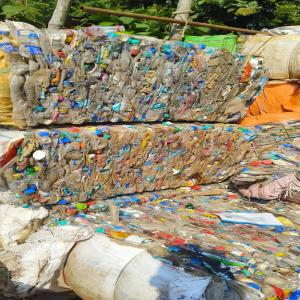 PET BOTTELS BALES NATURAL PET Baled Blow amroha uttar pradesh india Plastic4trade