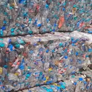 PET BOTTELS BALES NATURAL PET Baled Blow dahar haryana india Plastic4trade