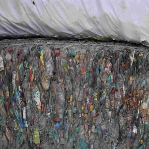 PET BOTTELS BALES NATURAL PET Baled Blow tezpur assam india Plastic4trade