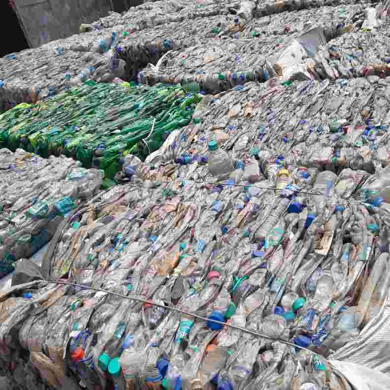 PET BOTTLE BALES PET Baled Blow nandigram west bengal india Plastic4trade