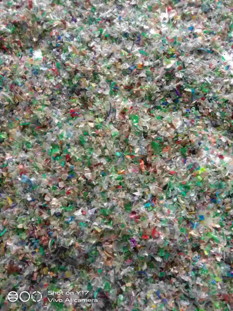 PET  BOTTLE FLAKES PET Grinding Scrap Flakes Monofilament Mix Scrap pasunj gujarat india Plastic4trade
