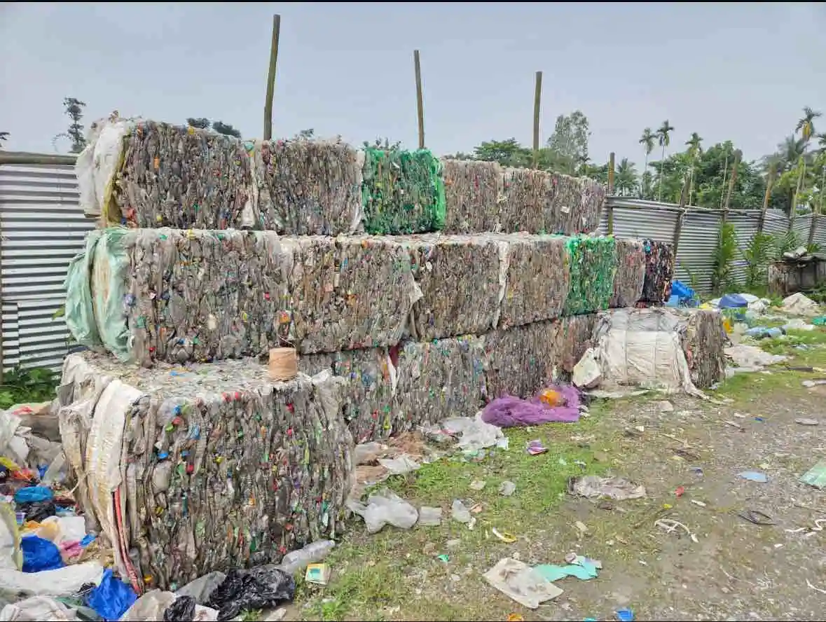 PET  BOTTLE SCRAP PET Baled Mix Scrap howly assam india Plastic4trade