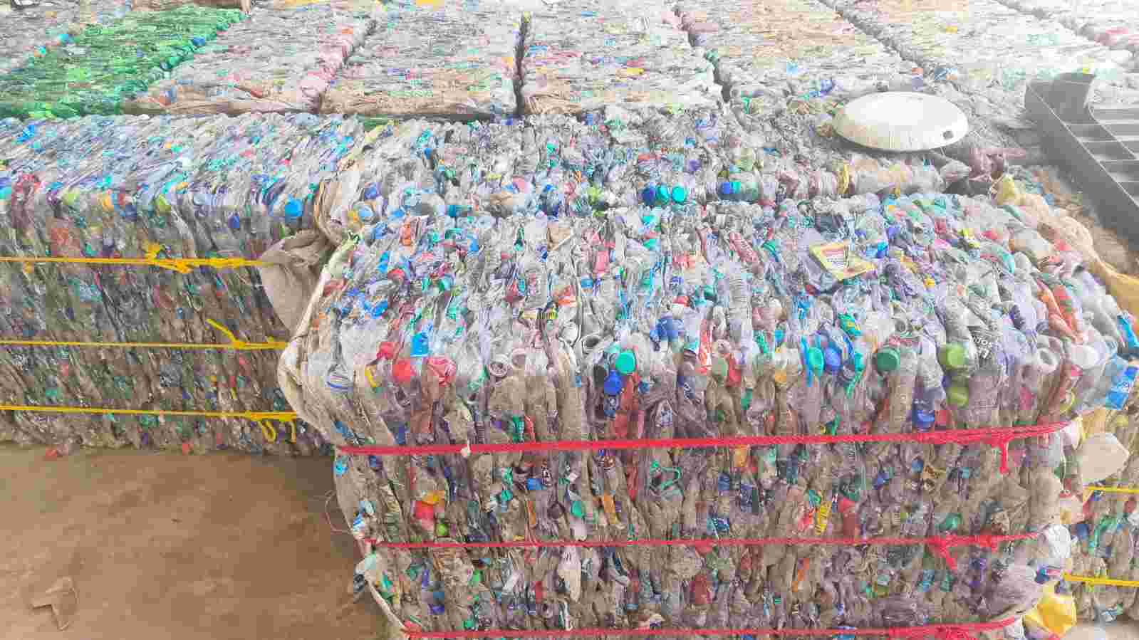 PET  BOTTLE SCRAP PET Baled Mix Scrap jamnagar gujarat india Plastic4trade