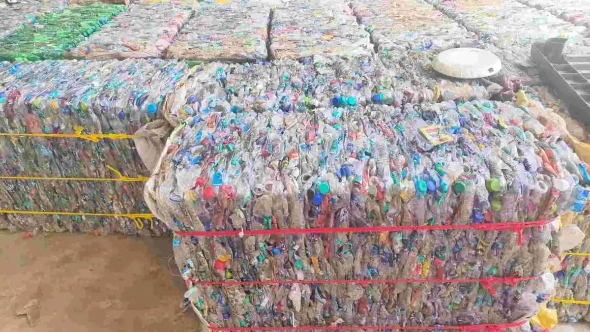 PET  BOTTLE SCRAP PET Baled Mix Scrap jamnagar gujarat india Plastic4trade