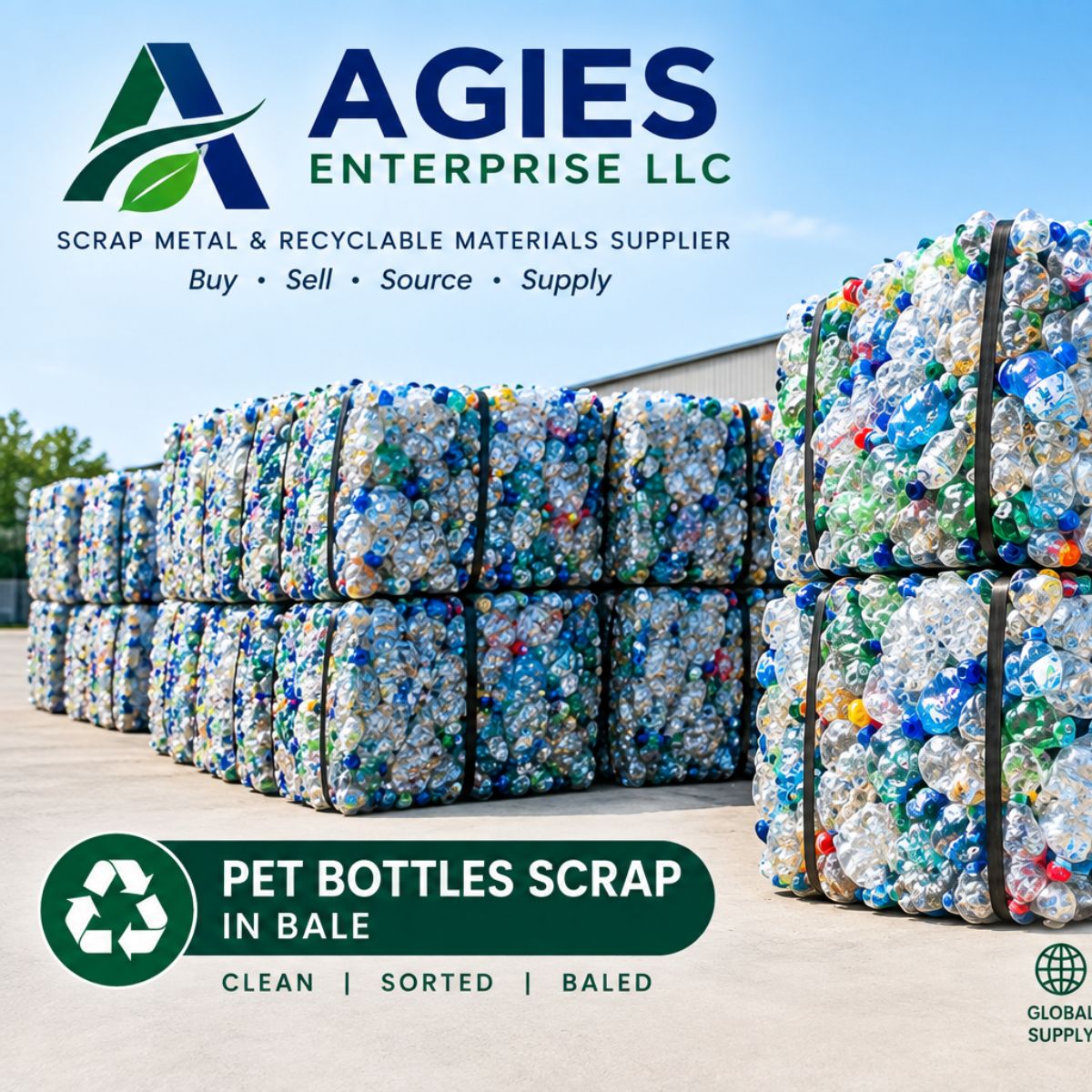 PET BOTTLES SCRAP IN BALE HDPE Rolls, Scrap Mix Scrap atlanta georgia united states Plastic4trade