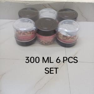 PET CONTAINERS 300ML 6PCS SET PET Finish Goods Blow Injection Molding hyderabad telangana india Plastic4trade