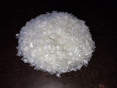 PET FLAKES 9-12MM NATURAL PET Flakes Blow Injection Molding Film Grade hyderabad telangana india Plastic4trade