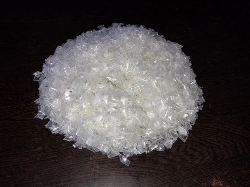 PET FLAKES 9-12MM NATURAL PET Flakes Blow Injection Molding Film Grade hyderabad telangana india Plastic4trade
