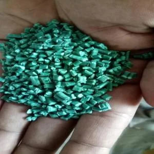PET GREEN PATTI REPROCESS GRANULES PET Reprocess Granule Film Grade ghaziabad uttar pradesh india Plastic4trade
