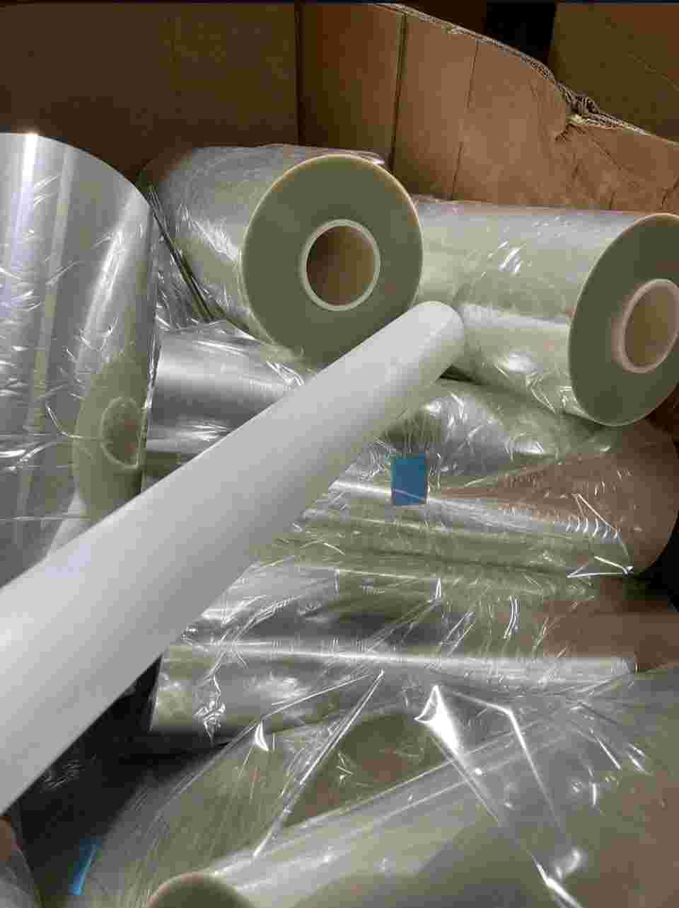 PET ROLLS SCRAP  PET CLEAR FILM ROLL SCR PET Rolls Extrusion Film Grade ahmedabad gujarat india Plastic4trade