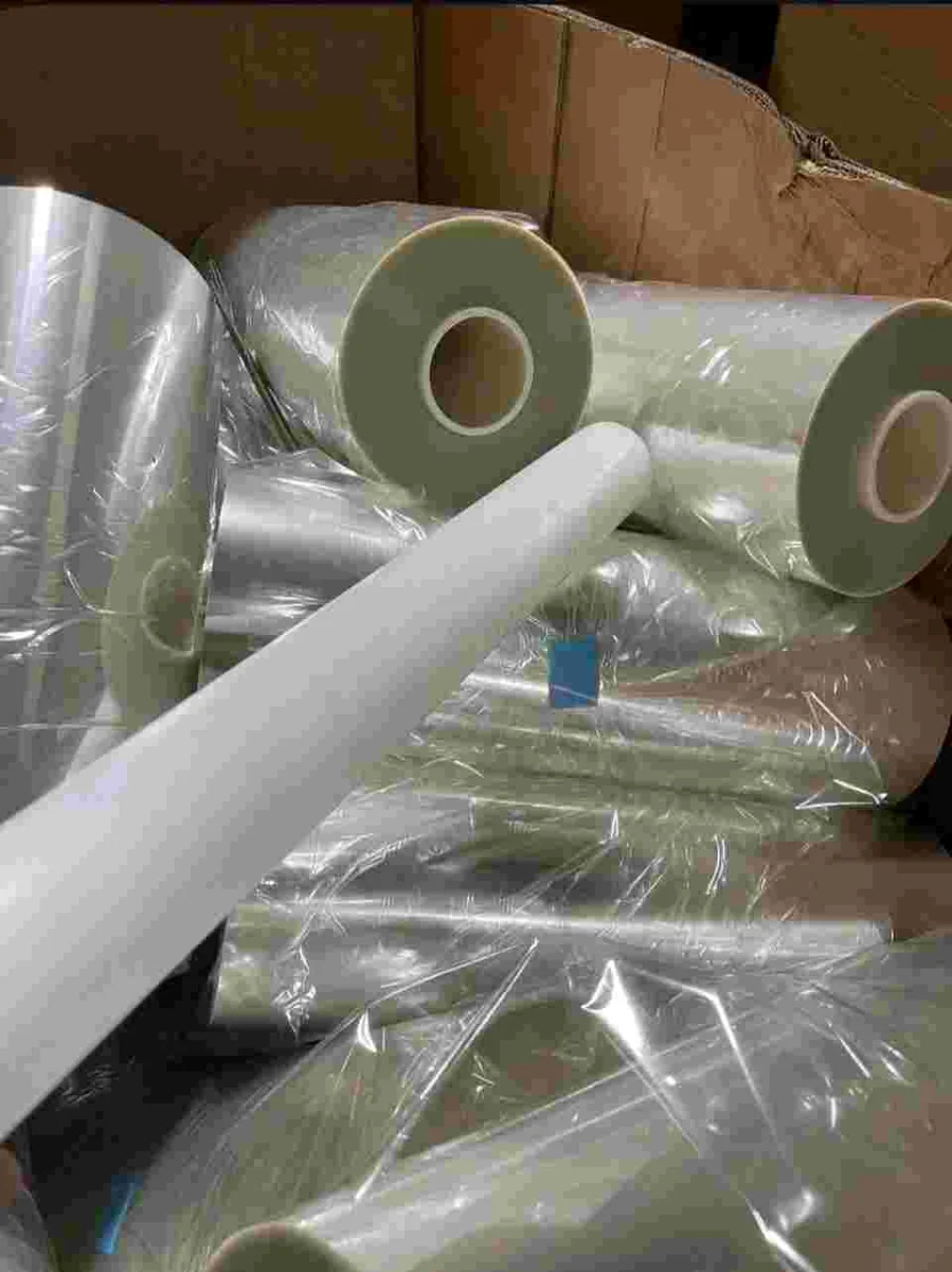 PET ROLLS SCRAP  PET CLEAR FILM ROLL SCR PET Rolls Extrusion Film Grade ahmedabad gujarat india Plastic4trade
