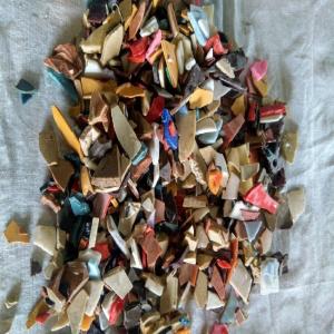 PLASTIC CHAIR GRINDING SCRAP PP Grinding Injection Molding kolar karnataka india Plastic4trade Plastic4trade