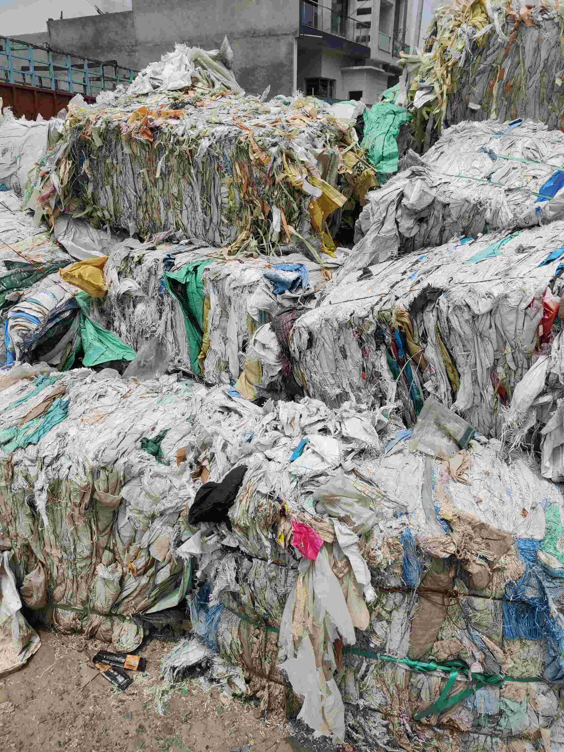 PLASTIC SCRAP PP RAFIA PP Baled RAFFIA patiala punjab india Plastic4trade