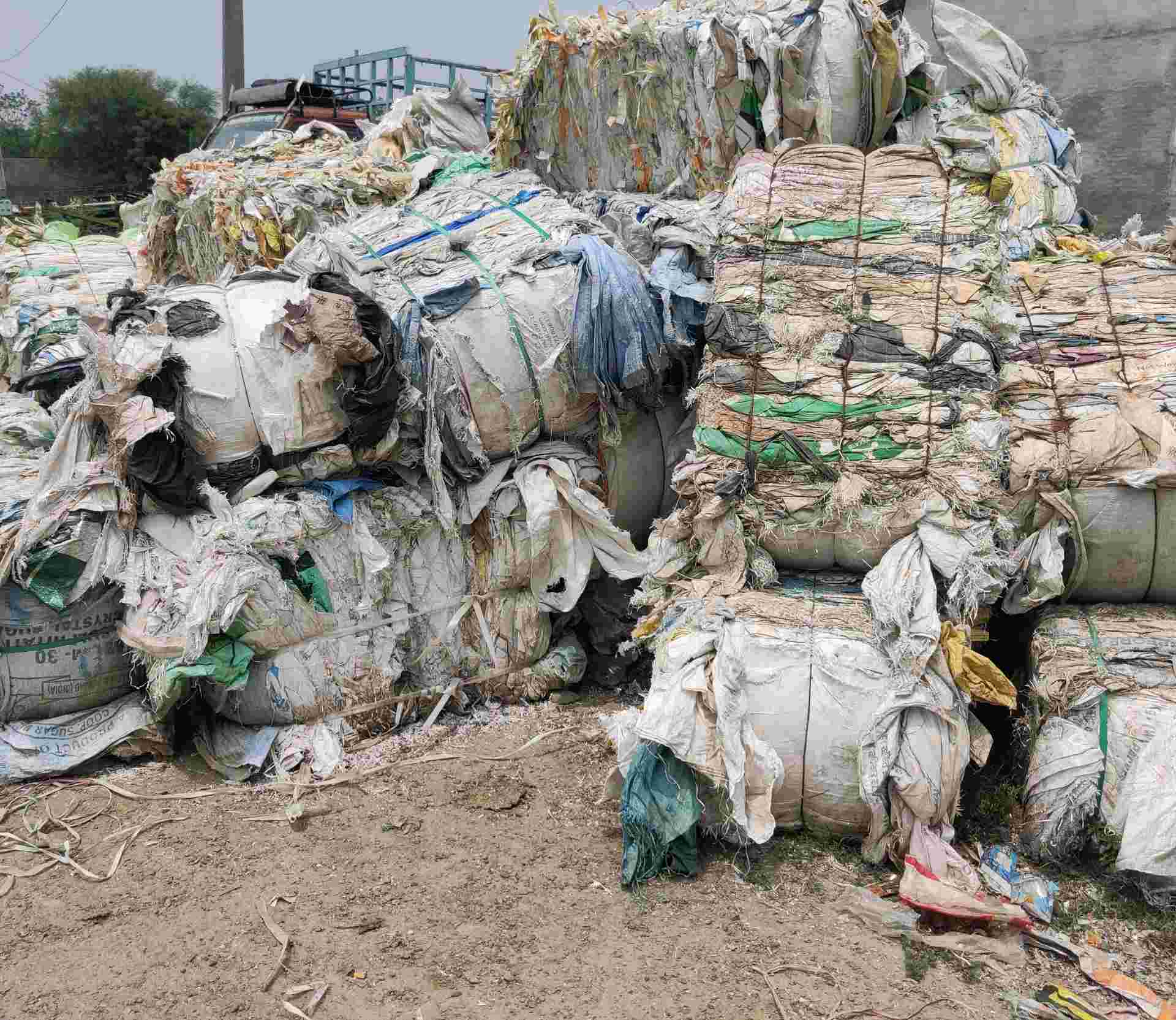 PLASTIC SCRAP PP RAFIA PP Baled RAFFIA patiala punjab india Plastic4trade Plastic4trade
