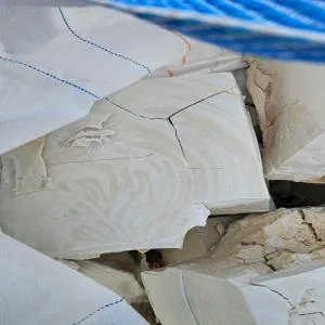 POLISTER WHITE MILKY LUMPS POLYESTER Lumps Blow Injection Molding RAFFIA hubballi karnataka india Plastic4trade